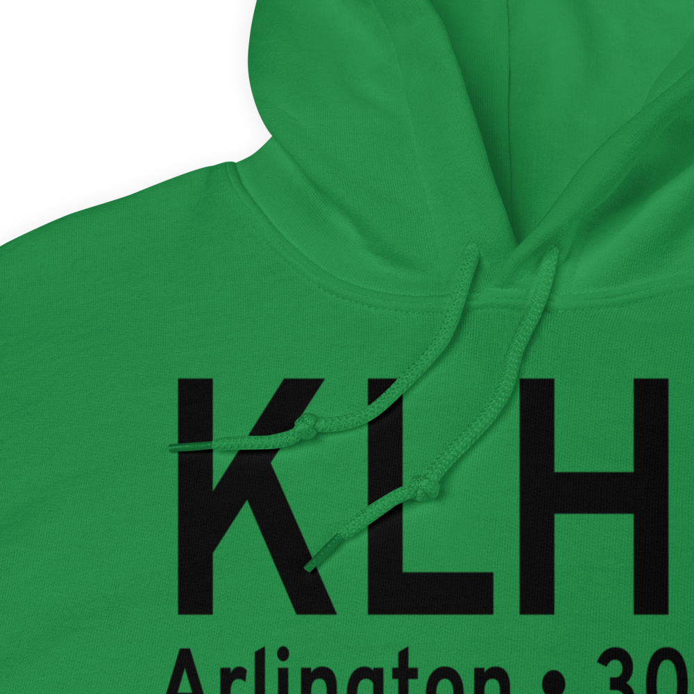 Arlington Municipal Airport (KLHC) ICAO Hoodie Sweatshirt 