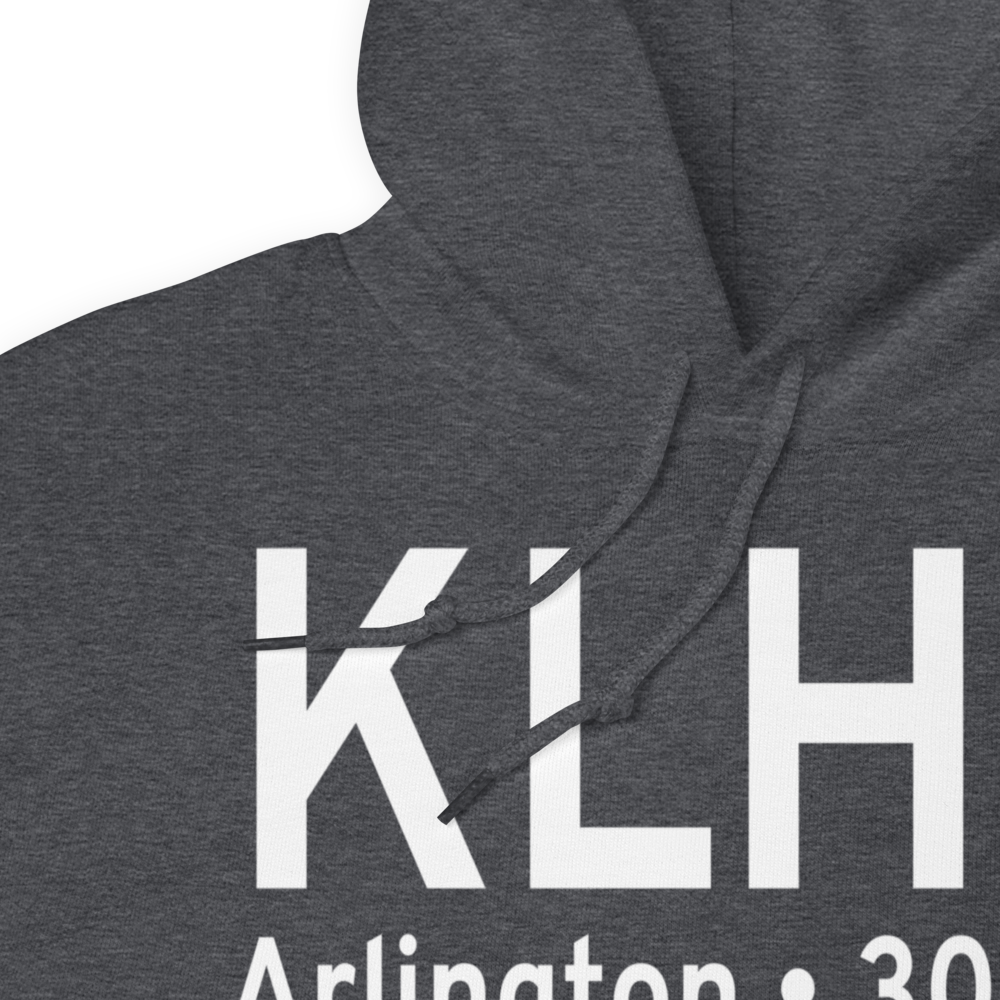 Arlington Municipal Airport (KLHC) ICAO Hoodie Sweatshirt 