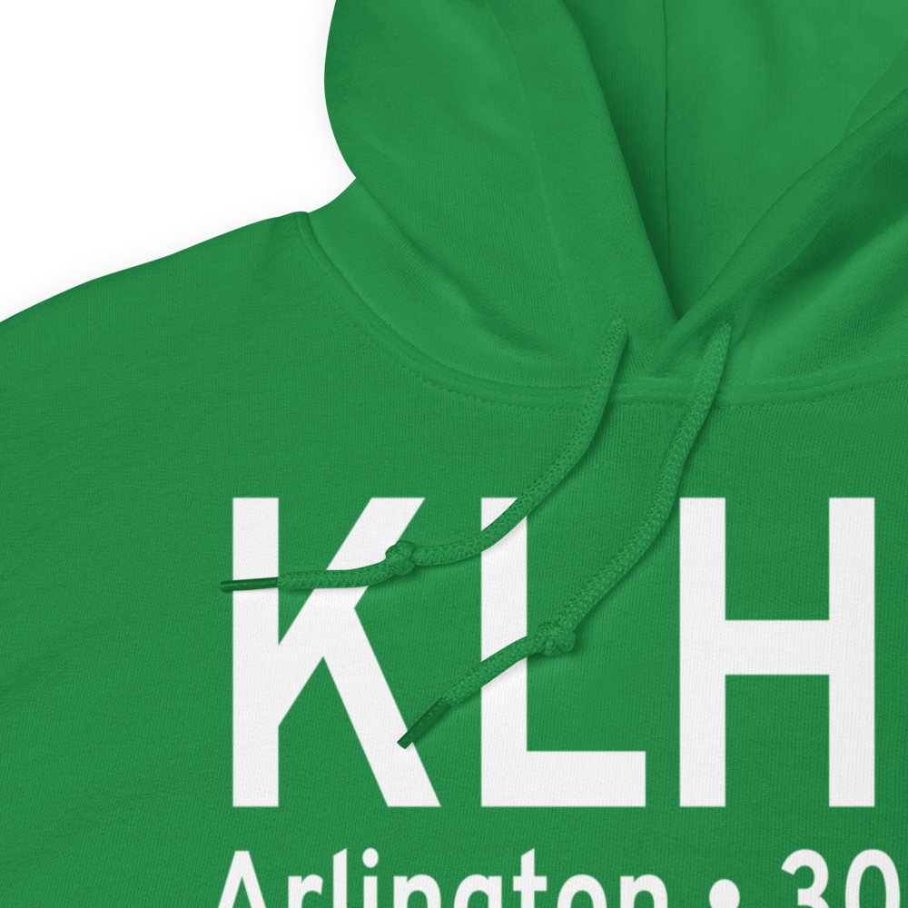 Arlington Municipal Airport (KLHC) ICAO Hoodie Sweatshirt 