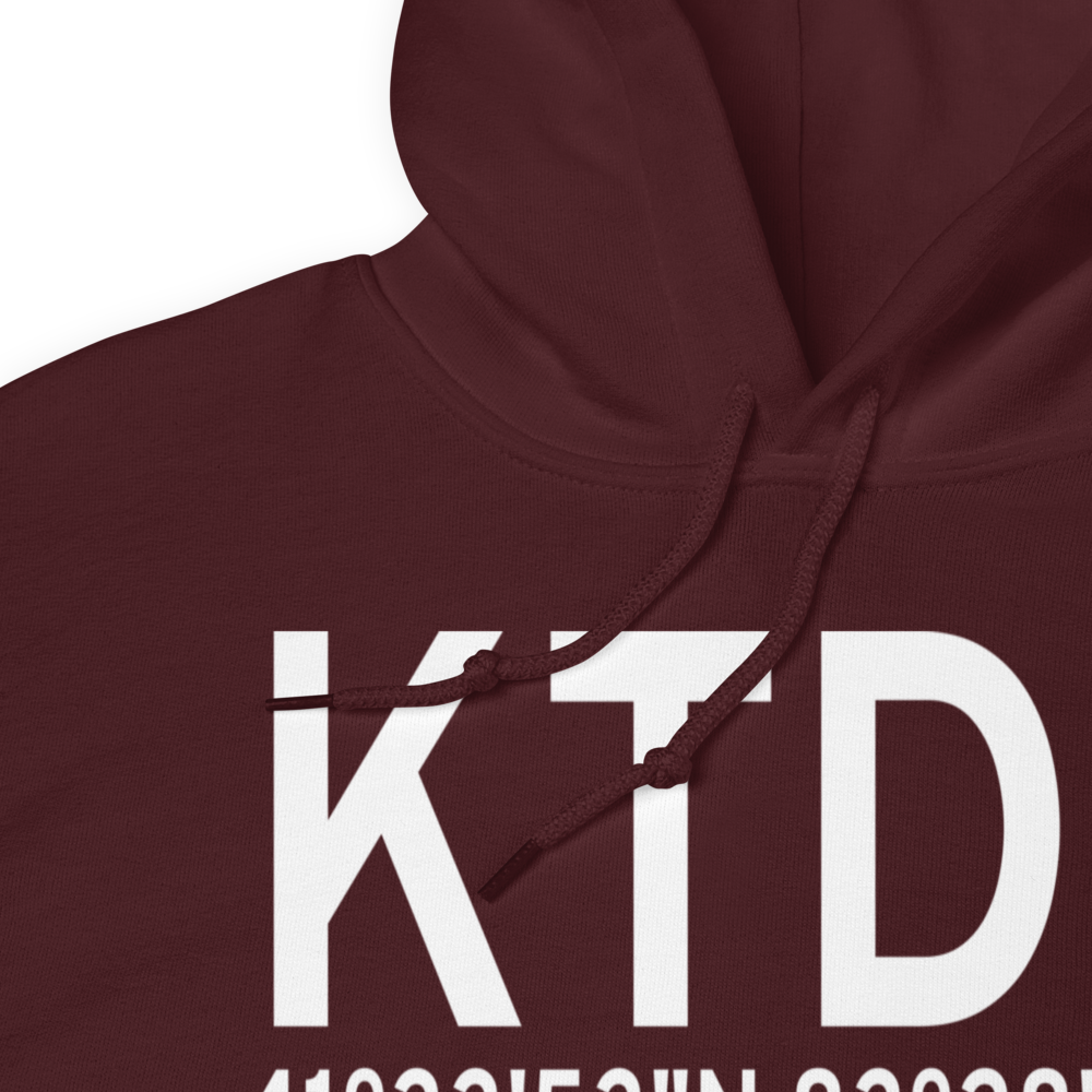 Toledo Executive Airport (KTDZ) ICAO Hoodie Sweatshirt 