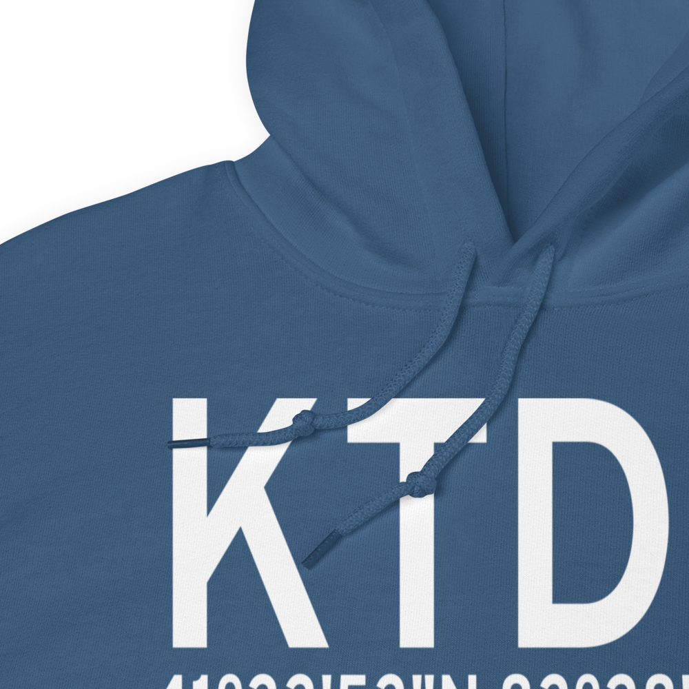 Toledo Executive Airport (KTDZ) ICAO Hoodie Sweatshirt 