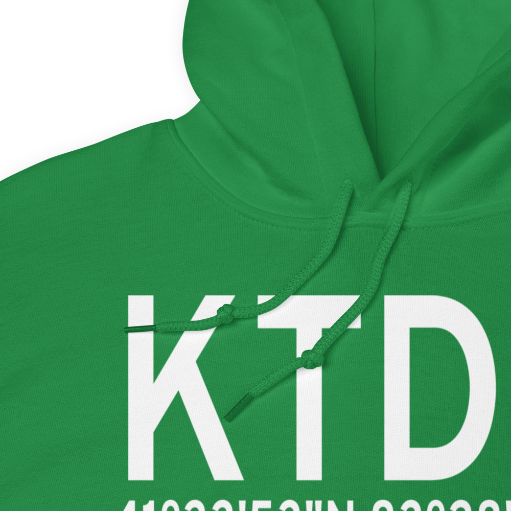 Toledo Executive Airport (KTDZ) ICAO Hoodie Sweatshirt 