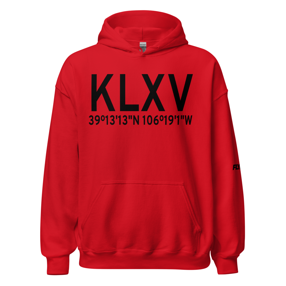Lake County Airport (KLXV) ICAO Hoodie Sweatshirt 