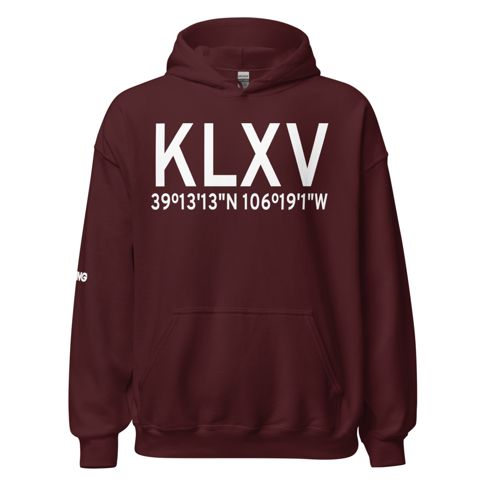 Lake County Airport (KLXV) ICAO Hoodie Sweatshirt 