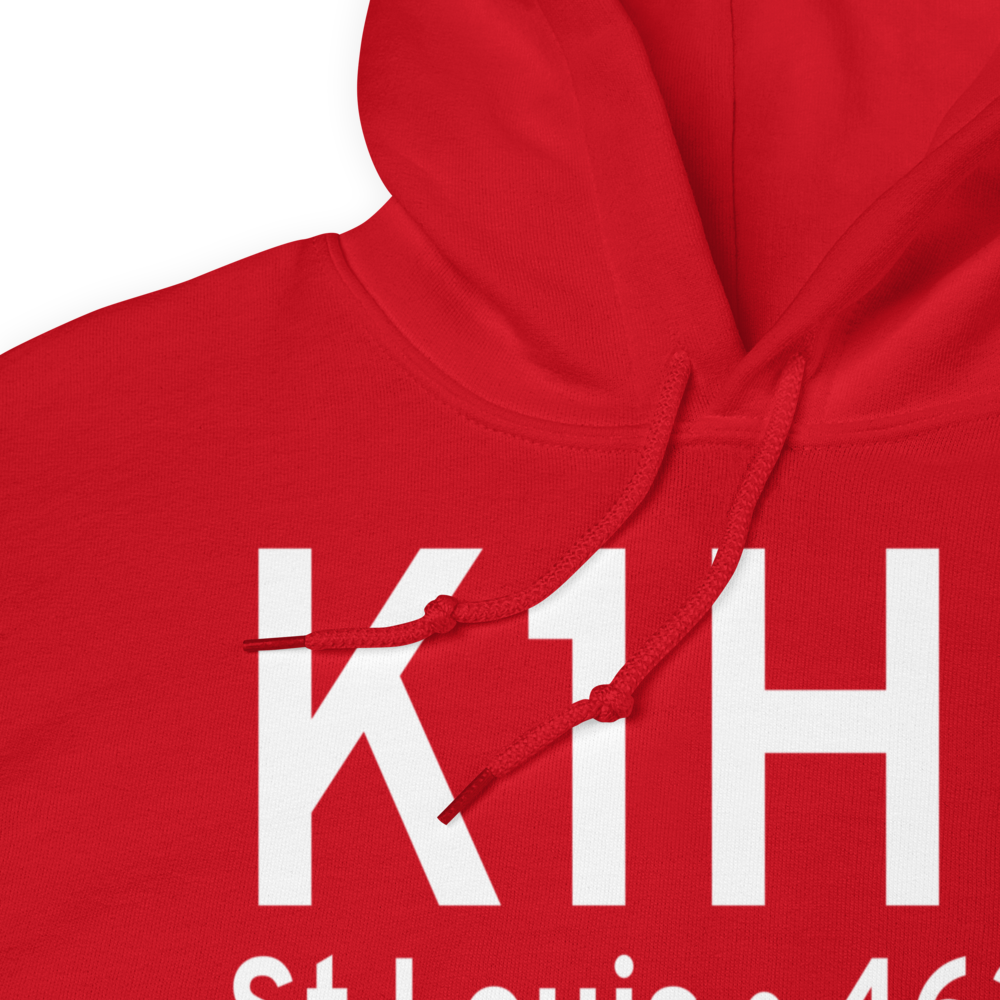 Creve Coeur Airport (K1H0) ICAO Hoodie Sweatshirt 
