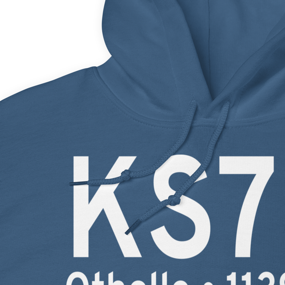 Othello Municipal Airport (KS70) ICAO Hoodie Sweatshirt 