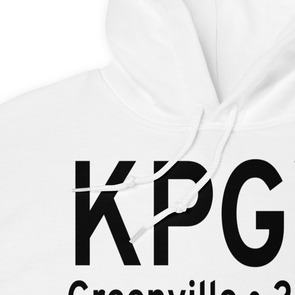 Pitt Greenville Airport (KPGV) ICAO Hoodie Sweatshirt 