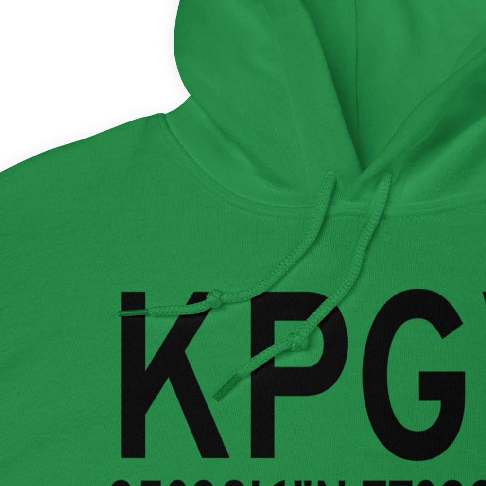 Pitt Greenville Airport (KPGV) ICAO Hoodie Sweatshirt 