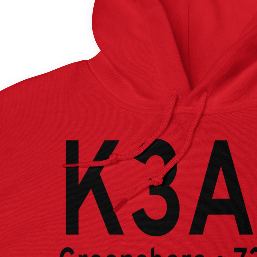 Southeast Greensboro Airport (K3A4) ICAO Hoodie Sweatshirt 
