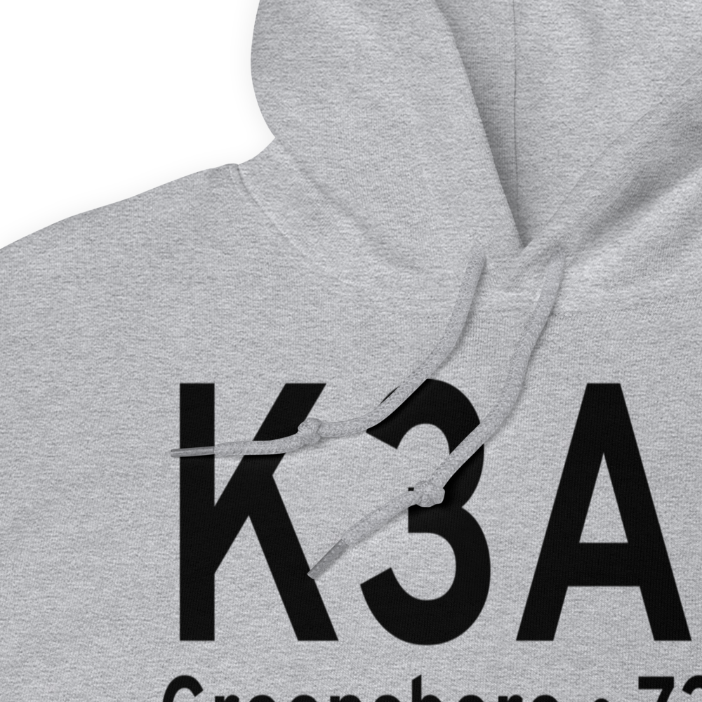 Southeast Greensboro Airport (K3A4) ICAO Hoodie Sweatshirt 