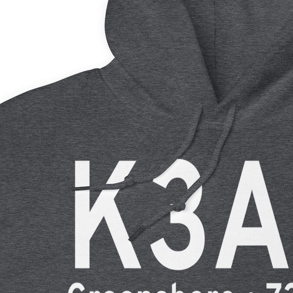 Southeast Greensboro Airport (K3A4) ICAO Hoodie Sweatshirt 