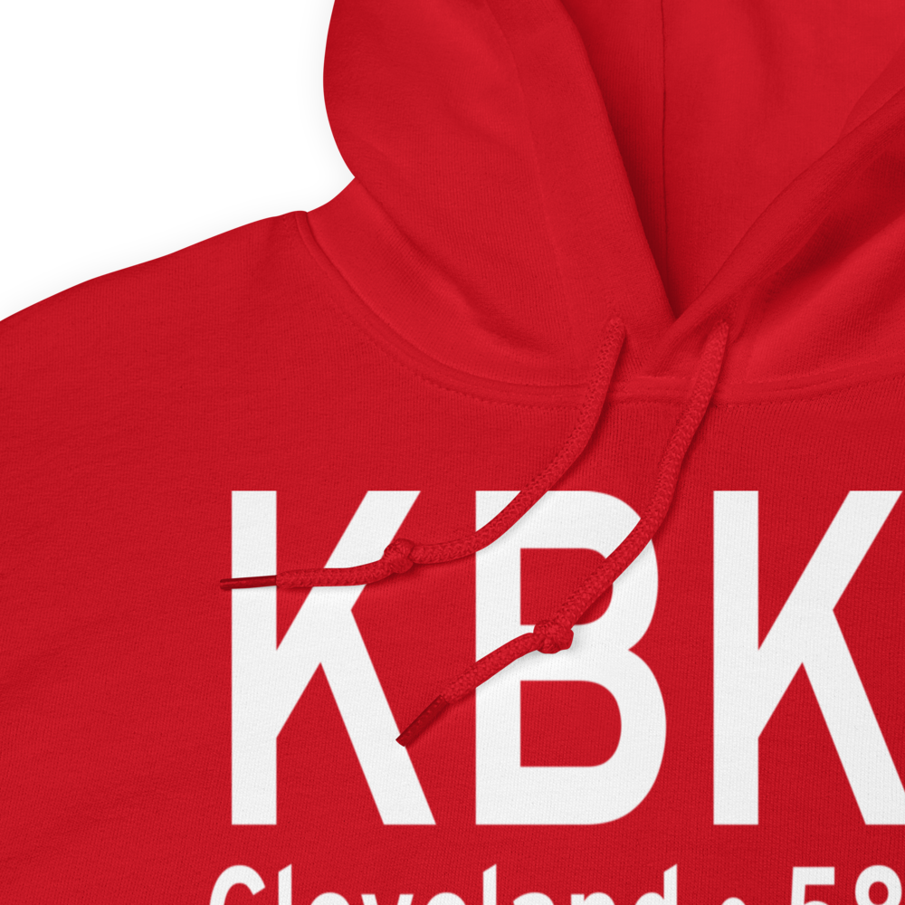 Burke Lakefront Airport (KBKL) ICAO Hoodie Sweatshirt 