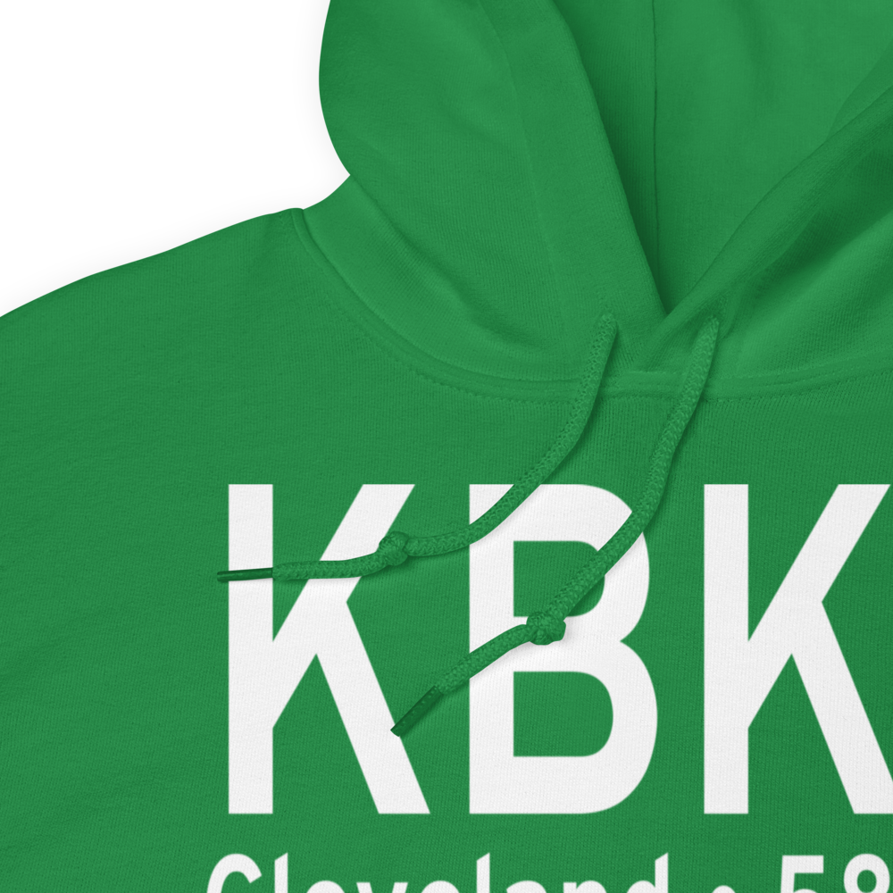 Burke Lakefront Airport (KBKL) ICAO Hoodie Sweatshirt 