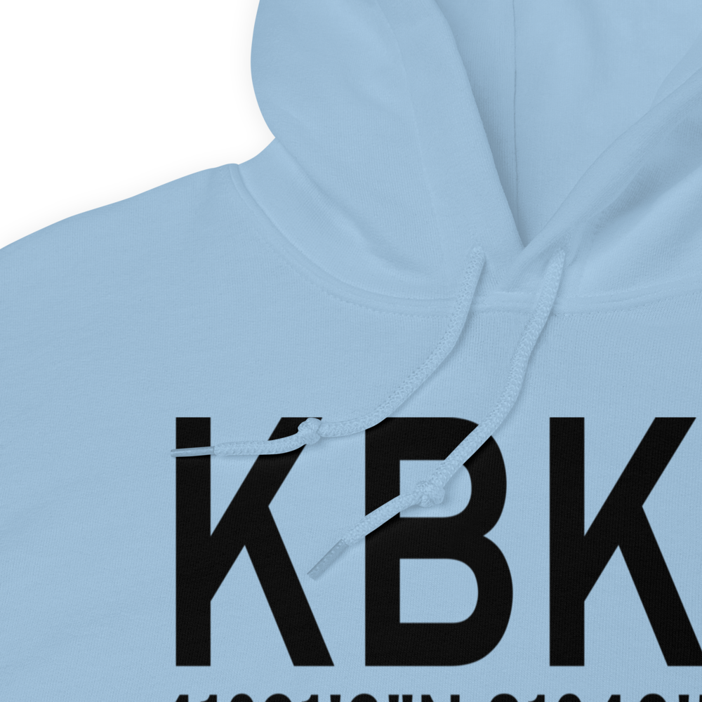 Burke Lakefront Airport (KBKL) ICAO Hoodie Sweatshirt 