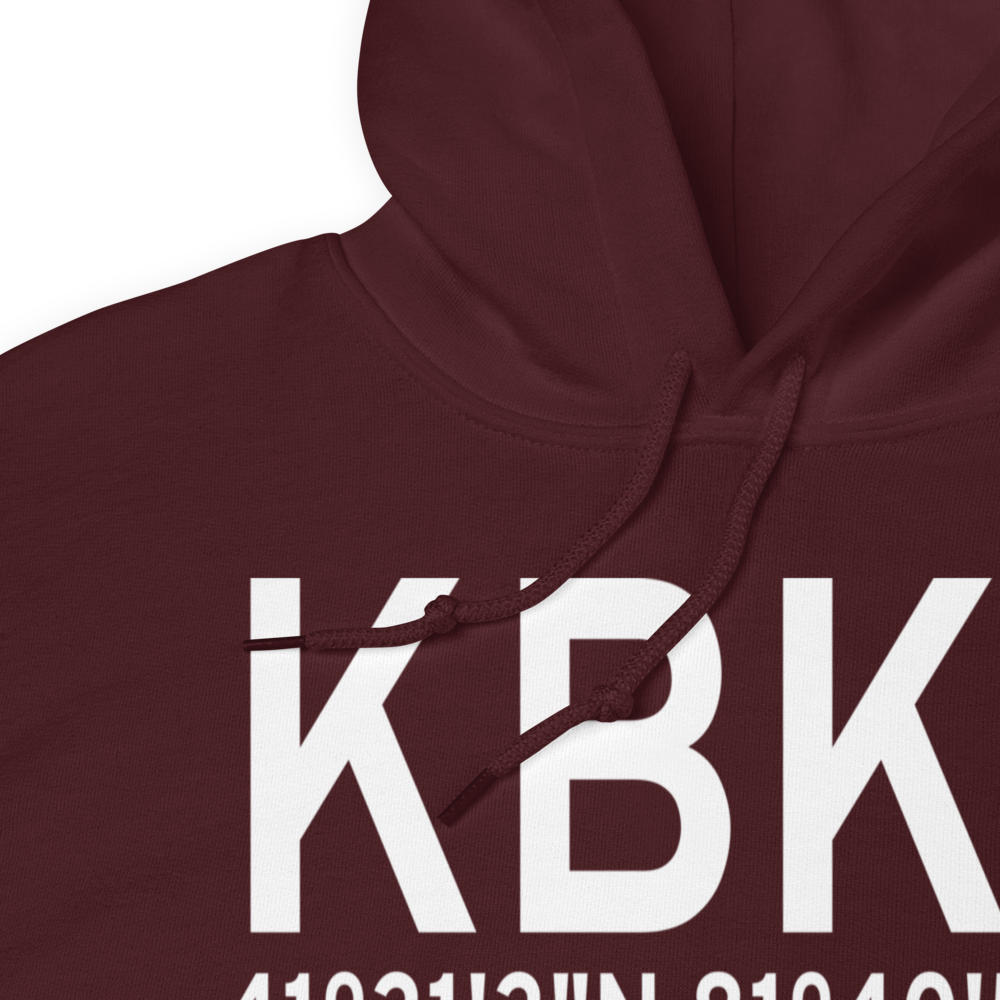 Burke Lakefront Airport (KBKL) ICAO Hoodie Sweatshirt 