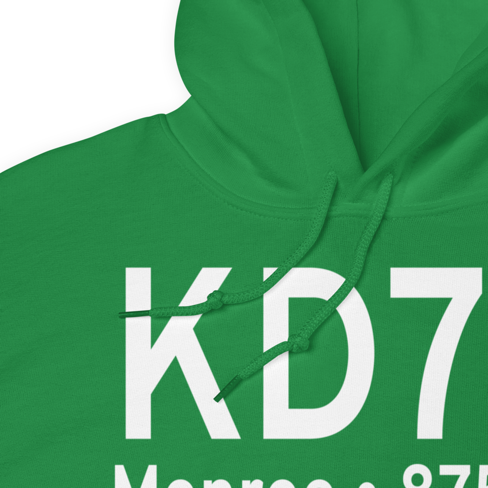 Monroe Walton County Airport (KD73) ICAO Hoodie Sweatshirt 