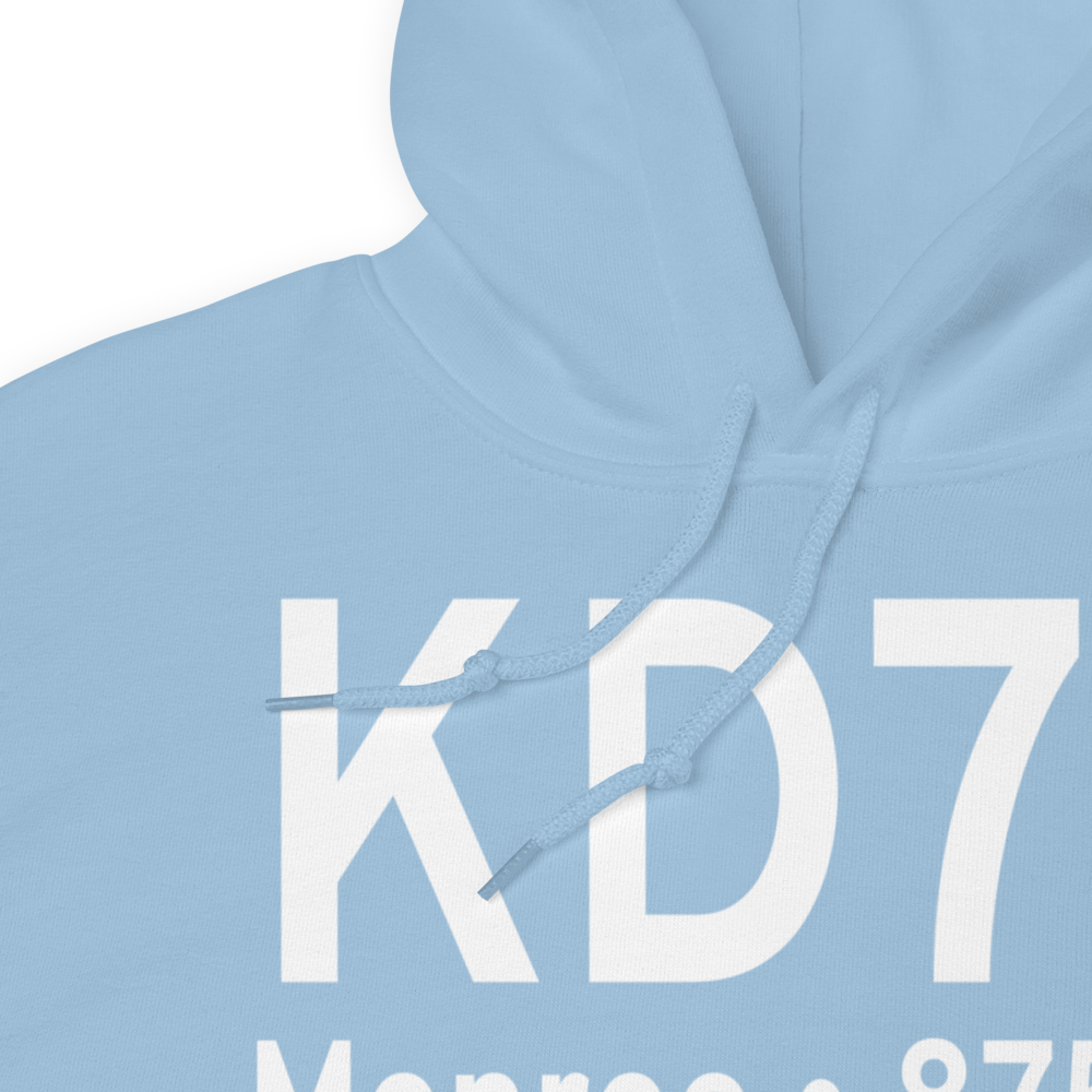 Monroe Walton County Airport (KD73) ICAO Hoodie Sweatshirt 