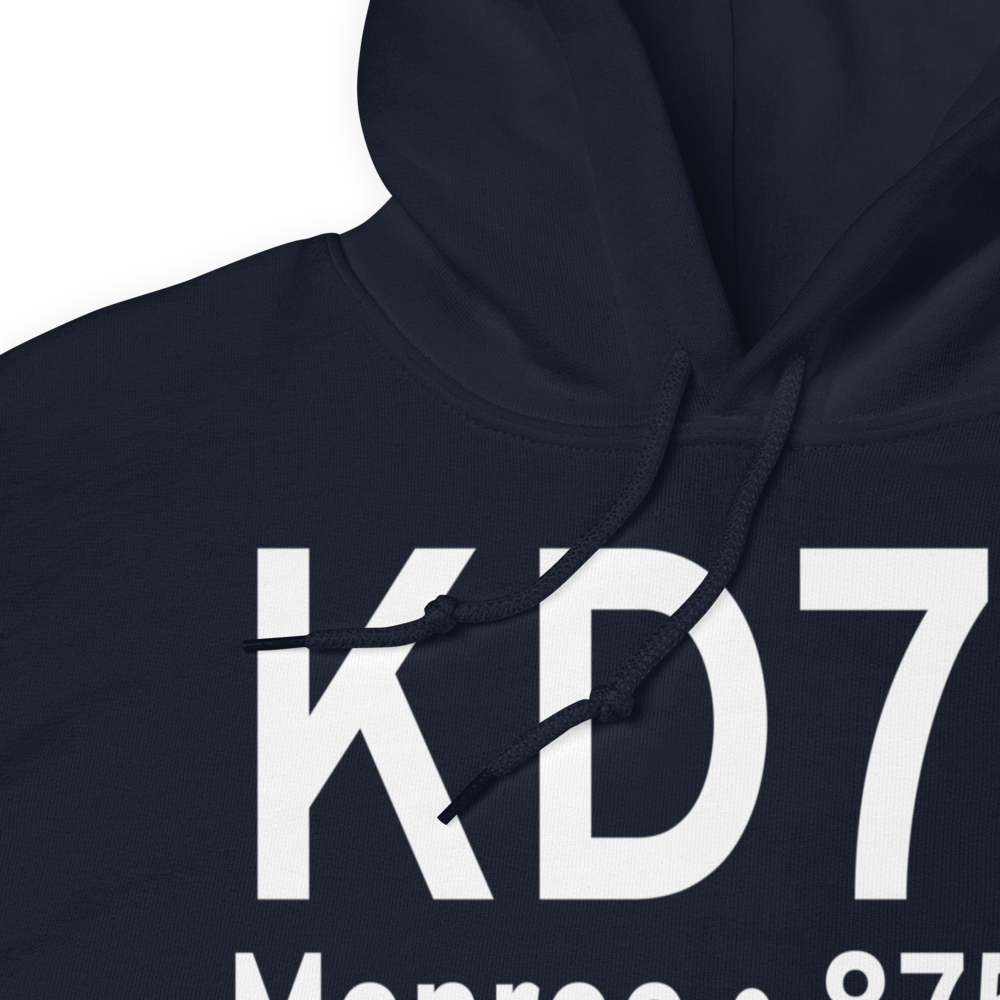 Monroe Walton County Airport (KD73) ICAO Hoodie Sweatshirt 