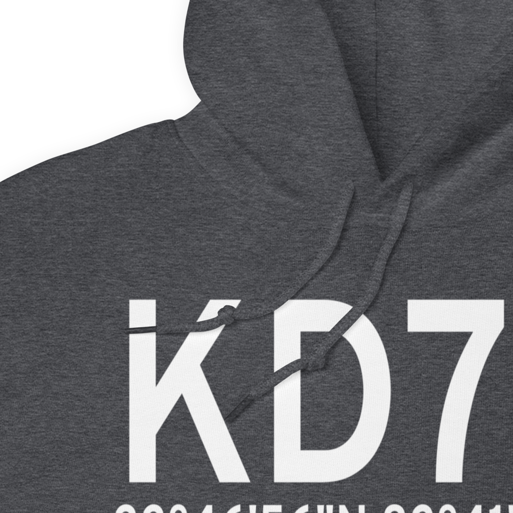 Monroe Walton County Airport (KD73) ICAO Hoodie Sweatshirt 
