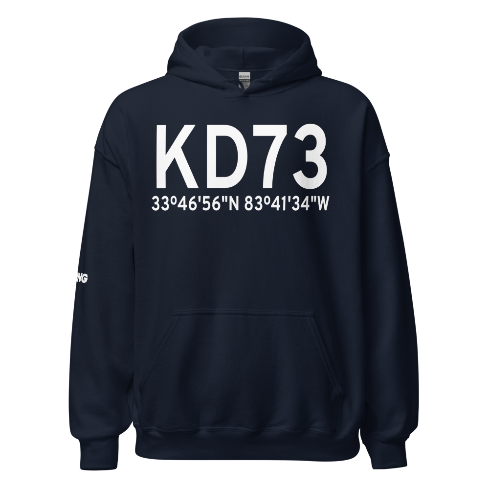 Monroe Walton County Airport (KD73) ICAO Hoodie Sweatshirt 