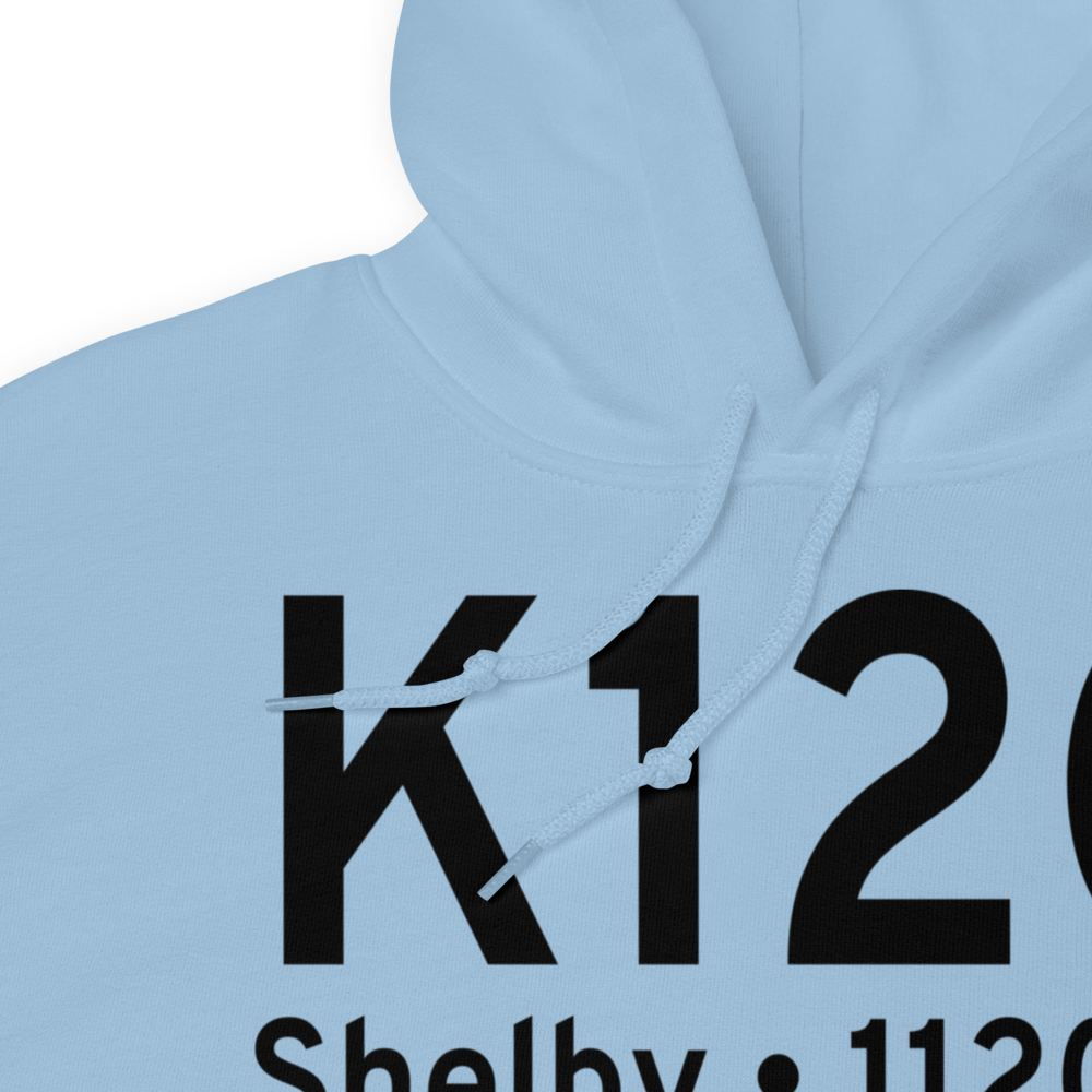 Shelby Community Airport (K12G) ICAO Hoodie Sweatshirt 