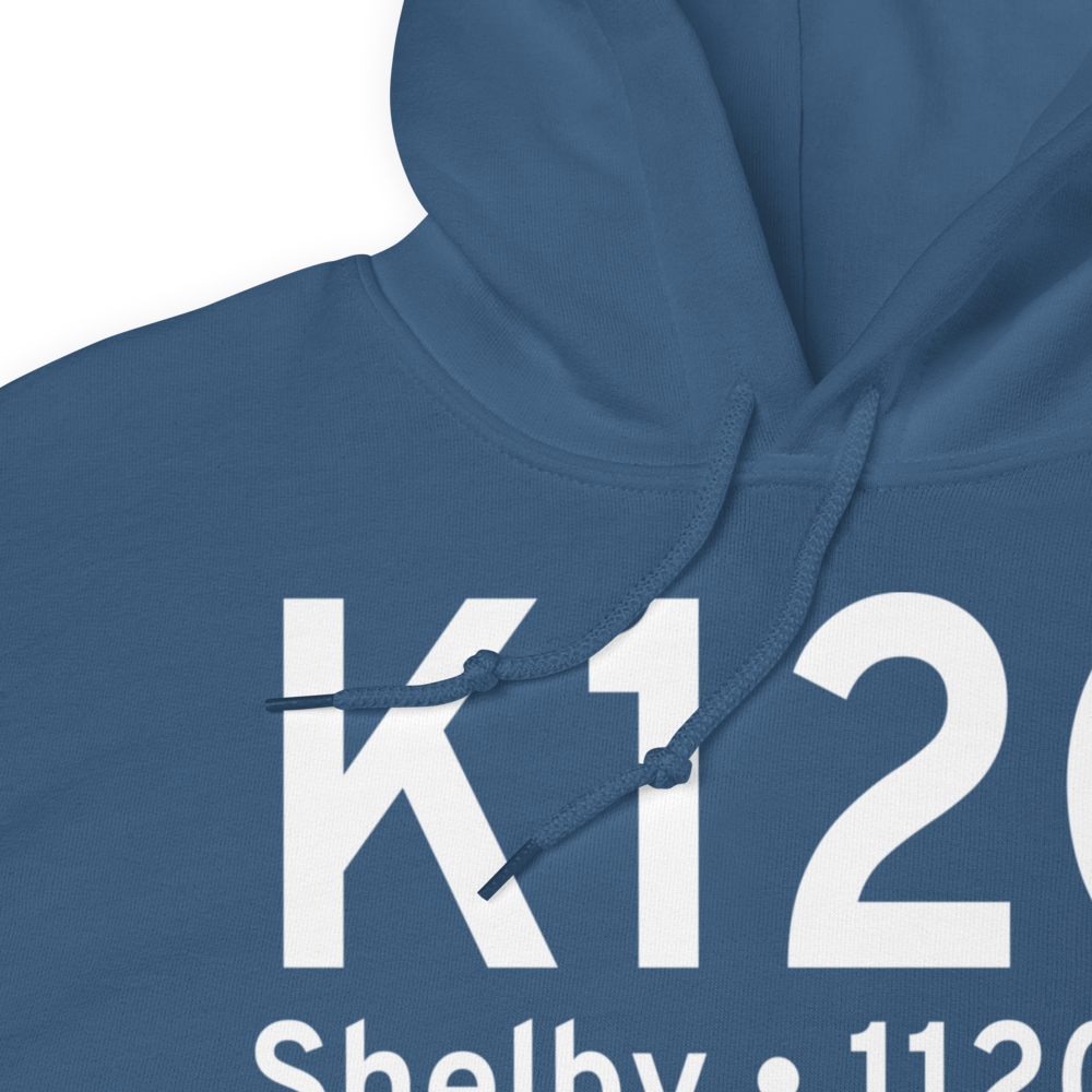 Shelby Community Airport (K12G) ICAO Hoodie Sweatshirt 