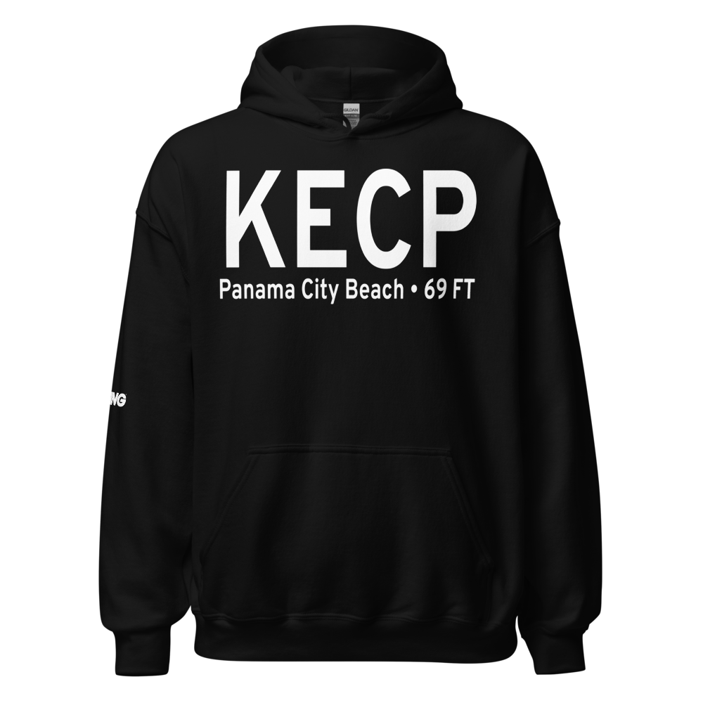 Northwest Florida Beaches International Airport (KECP) ICAO Hoodie Sweatshirt 