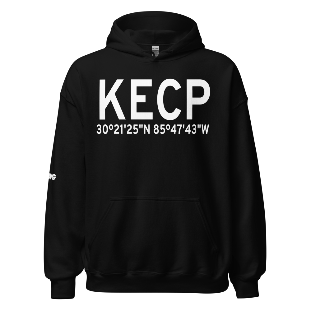 Northwest Florida Beaches International Airport (KECP) ICAO Hoodie Sweatshirt 