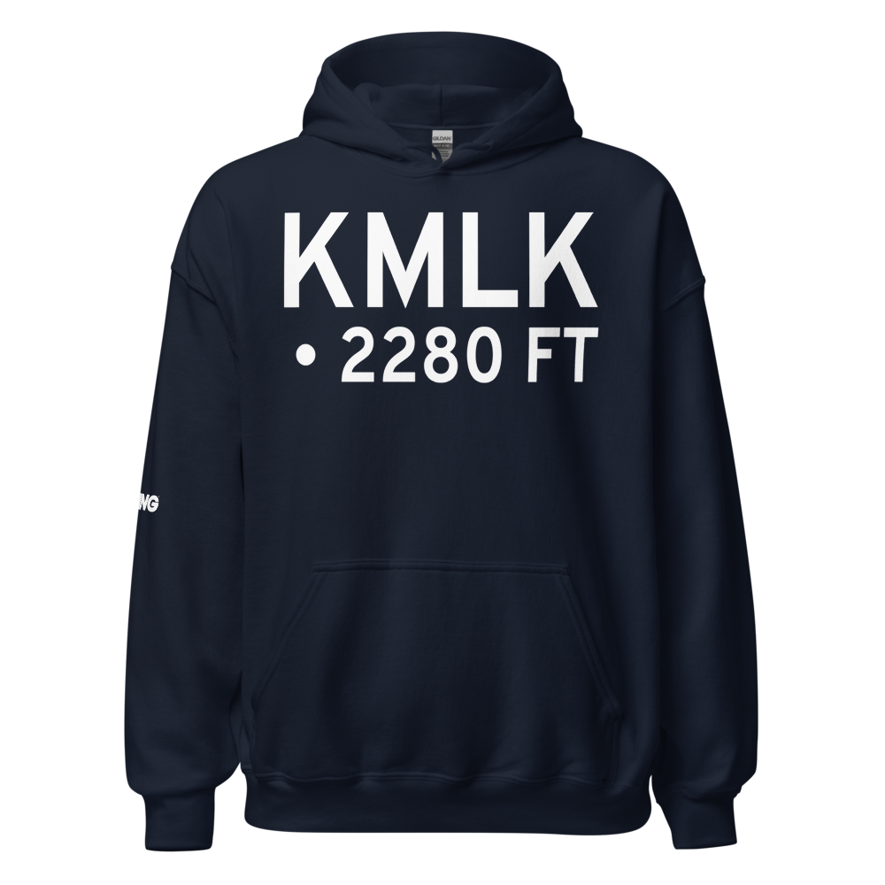 Malta Airport (KMLK) ICAO Hoodie Sweatshirt 