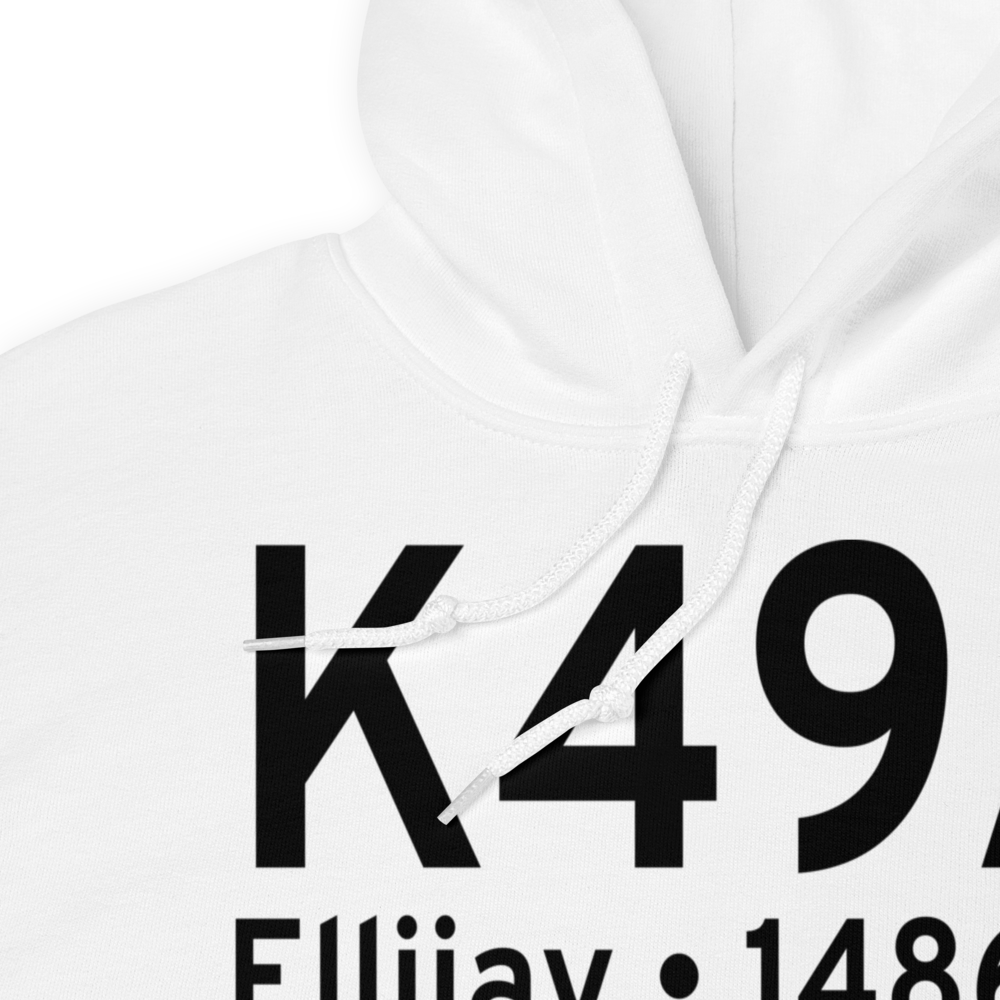 Gilmer County Airport (K49A) ICAO Hoodie Sweatshirt 