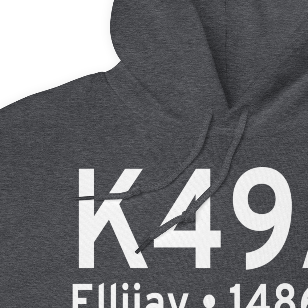 Gilmer County Airport (K49A) ICAO Hoodie Sweatshirt 