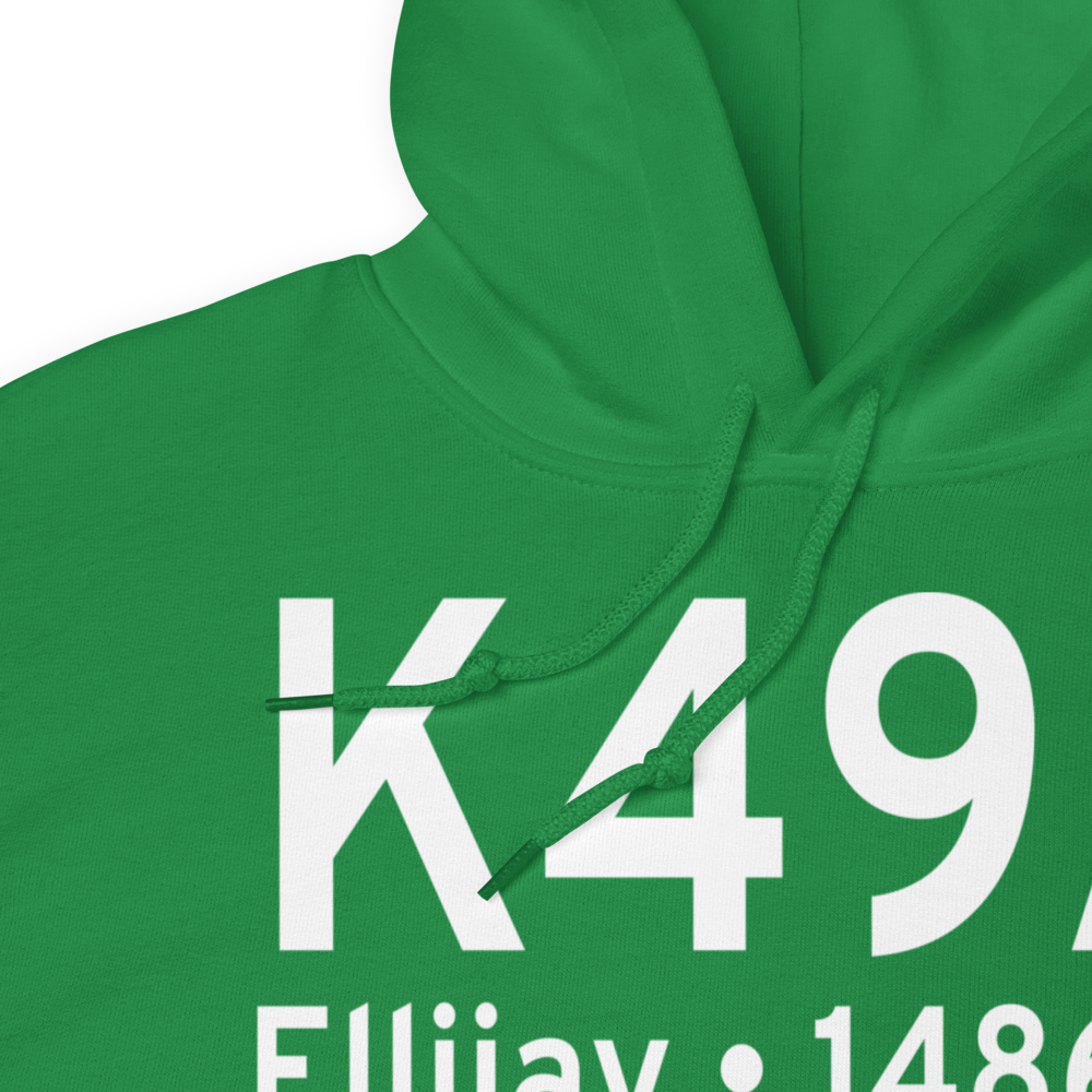 Gilmer County Airport (K49A) ICAO Hoodie Sweatshirt 