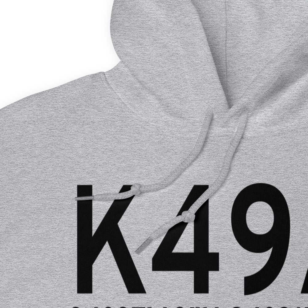 Gilmer County Airport (K49A) ICAO Hoodie Sweatshirt 