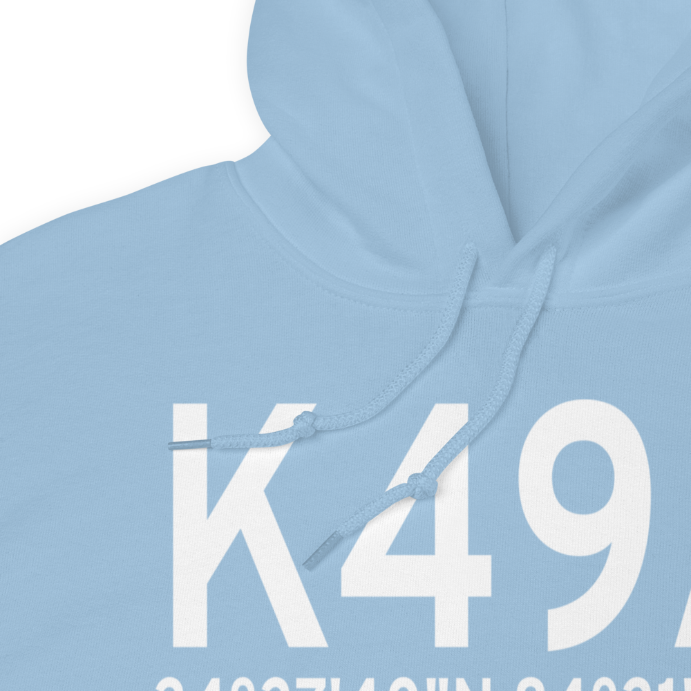 Gilmer County Airport (K49A) ICAO Hoodie Sweatshirt 