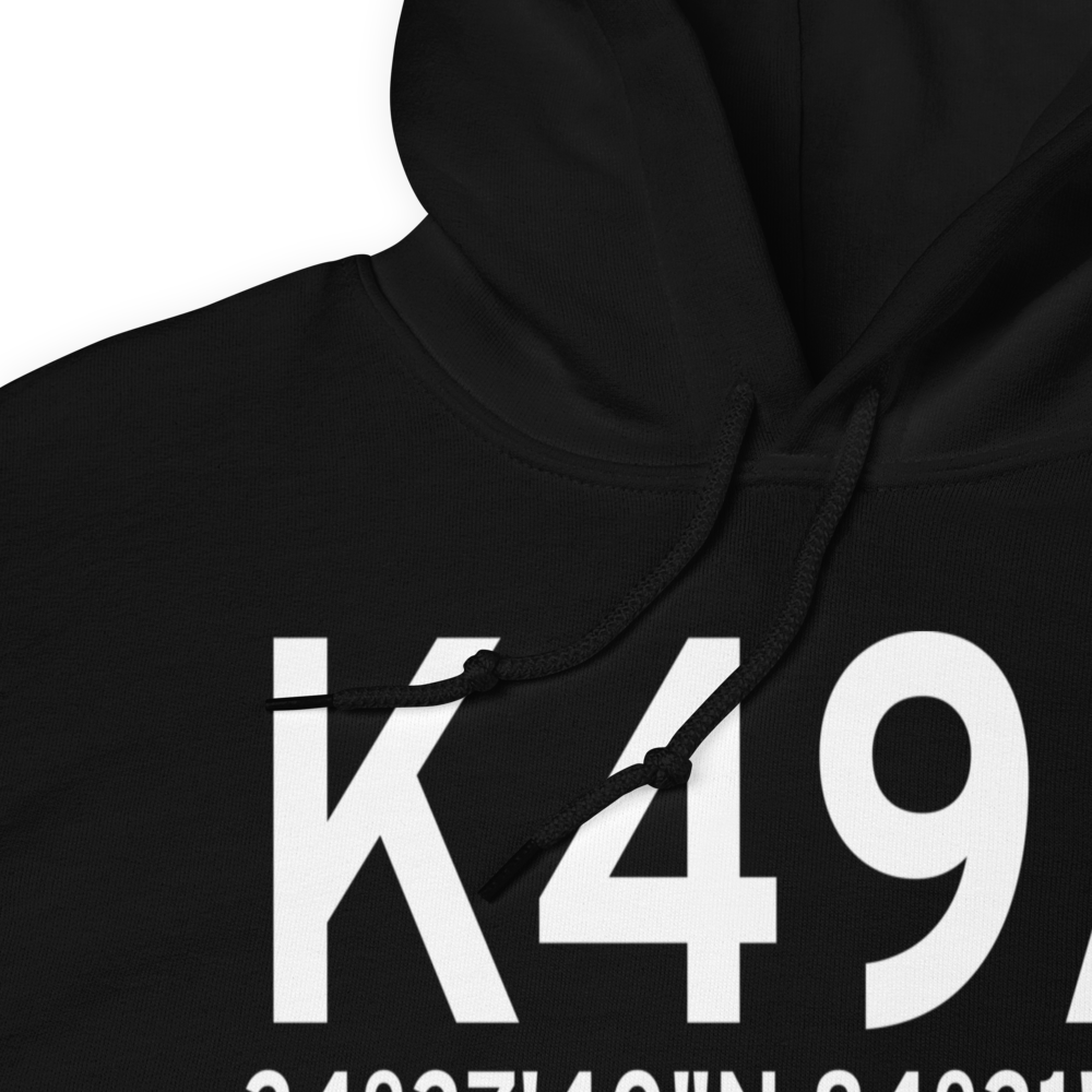 Gilmer County Airport (K49A) ICAO Hoodie Sweatshirt 