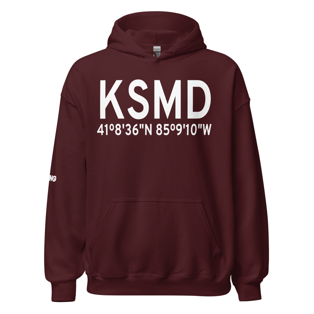 Smith Field (KSMD) ICAO Hoodie Sweatshirt 