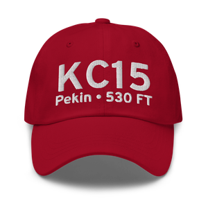 Pekin Municipal Airport (KC15) ICAO Hat