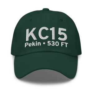 Pekin Municipal Airport (KC15) ICAO Hat