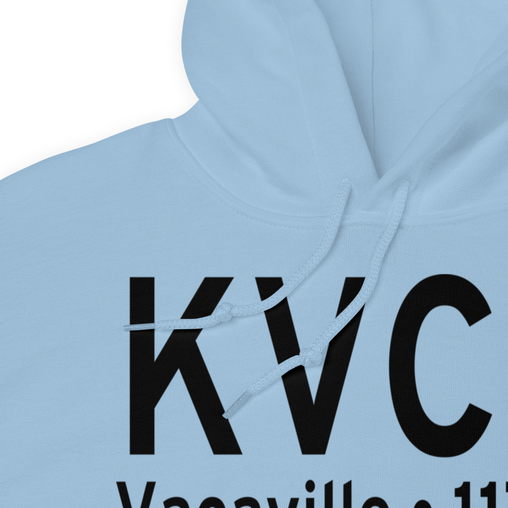 Nut Tree Airport (KVCB) ICAO Hoodie Sweatshirt 