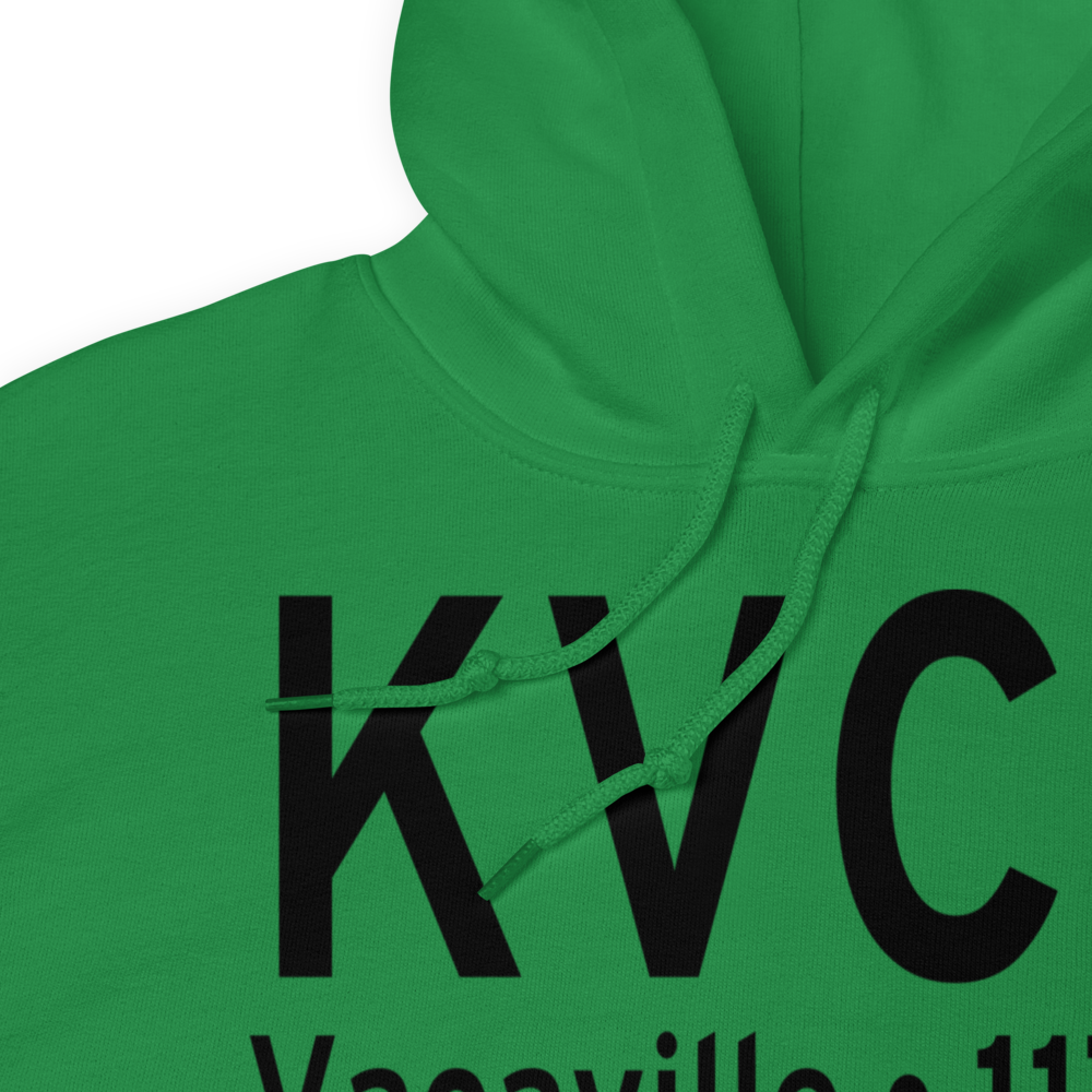 Nut Tree Airport (KVCB) ICAO Hoodie Sweatshirt 