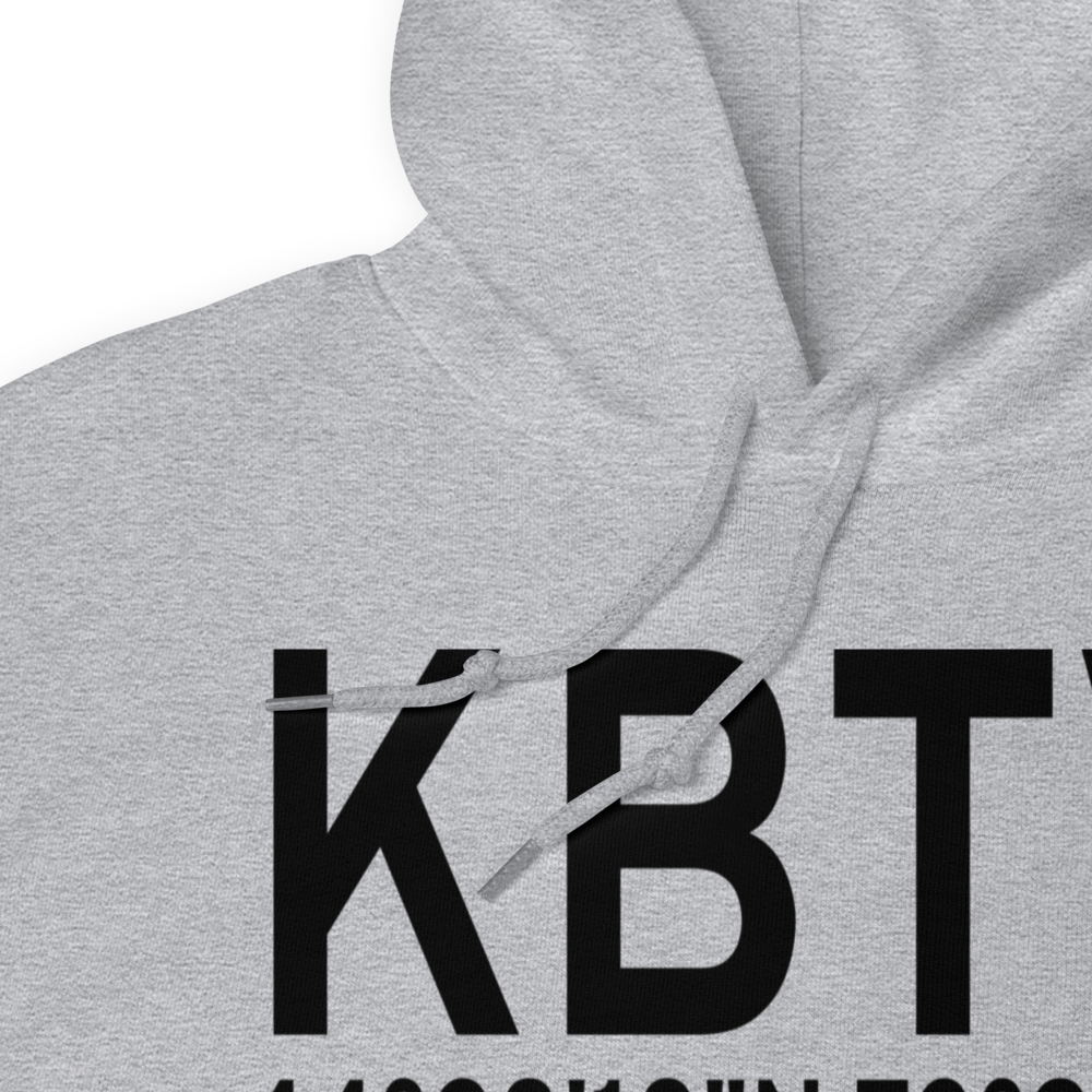 Burlington International Airport (KBTV) ICAO Hoodie Sweatshirt 