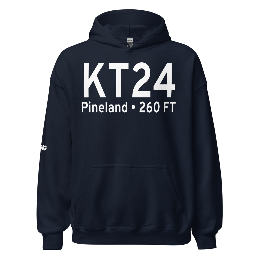 Pineland Municipal Airport (KT24) ICAO Hoodie Sweatshirt 