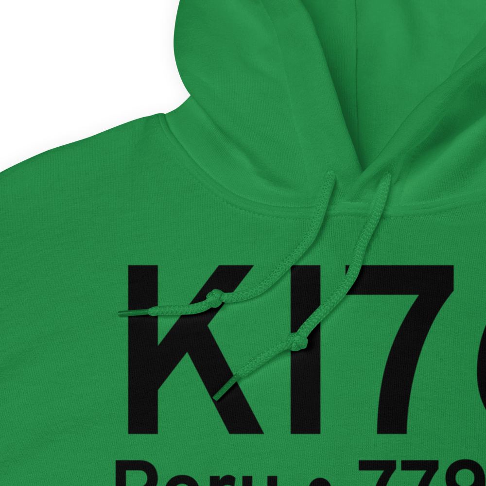Peru Municipal Airport (KI76) ICAO Hoodie Sweatshirt 