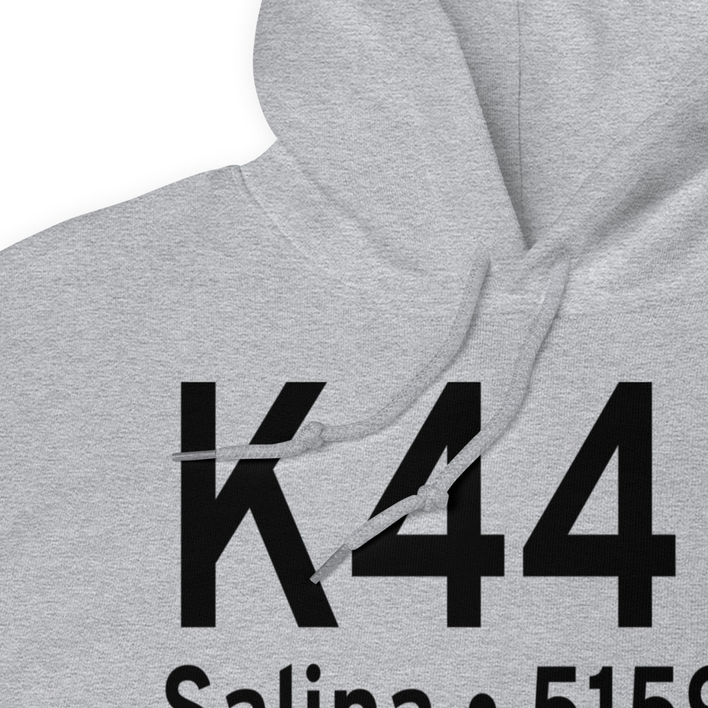 Salina Gunnison Airport (K44U) ICAO Hoodie Sweatshirt 