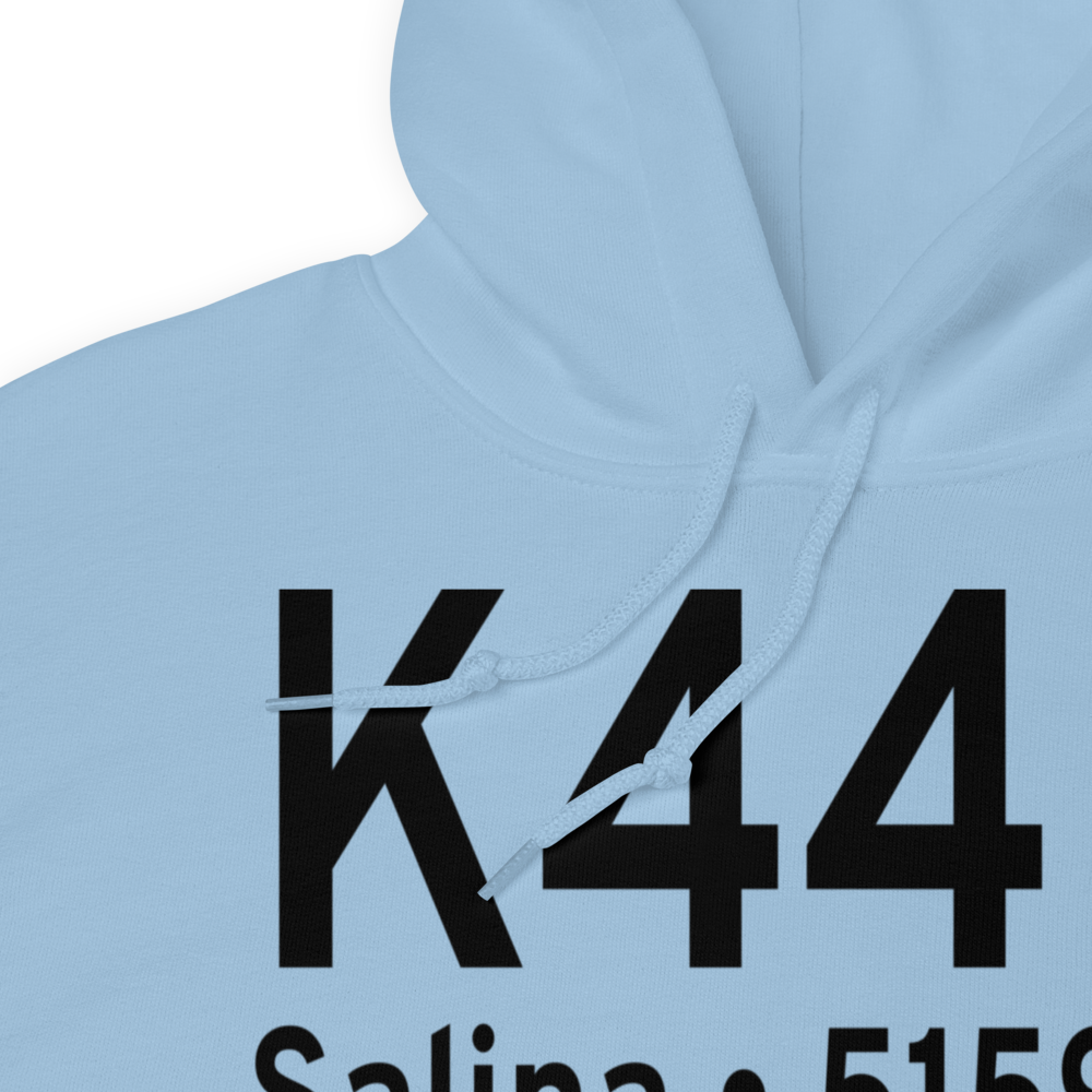Salina Gunnison Airport (K44U) ICAO Hoodie Sweatshirt 