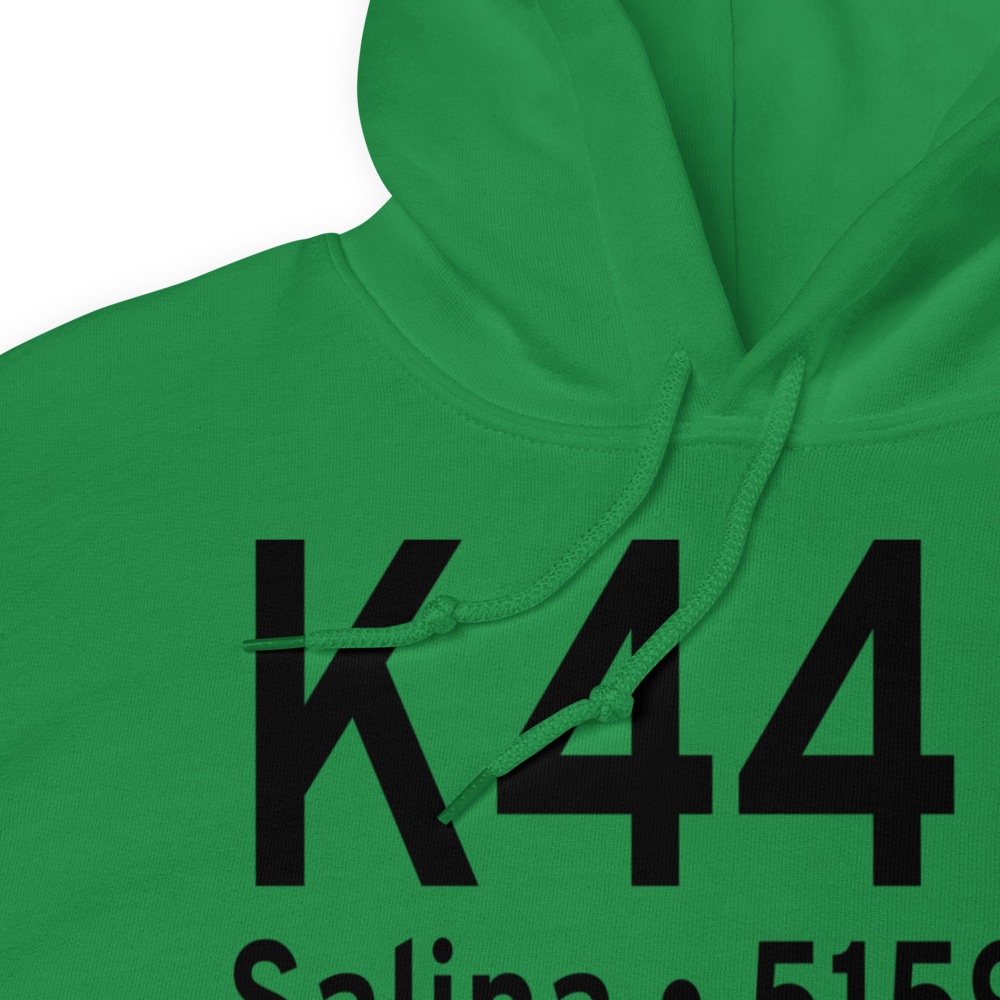 Salina Gunnison Airport (K44U) ICAO Hoodie Sweatshirt 