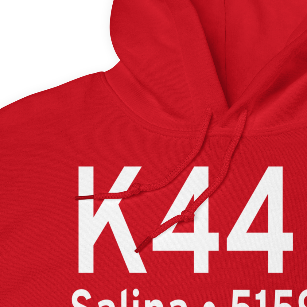 Salina Gunnison Airport (K44U) ICAO Hoodie Sweatshirt 