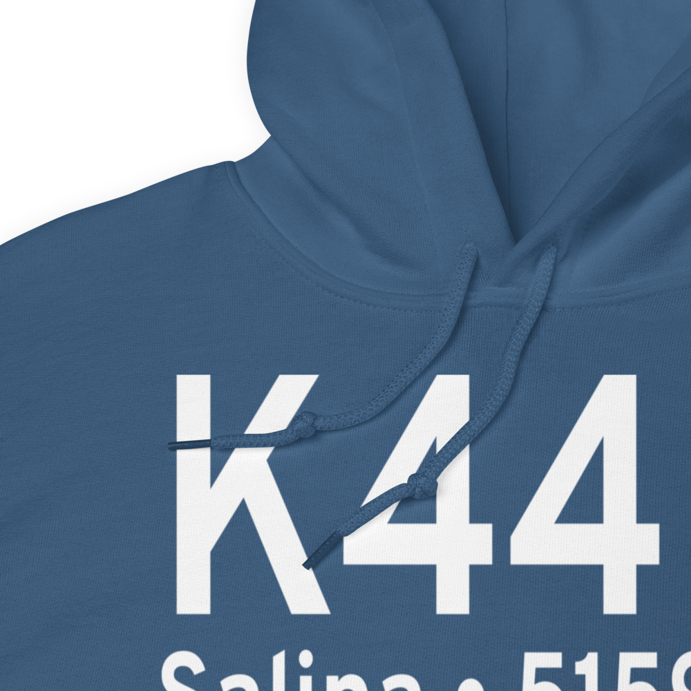 Salina Gunnison Airport (K44U) ICAO Hoodie Sweatshirt 