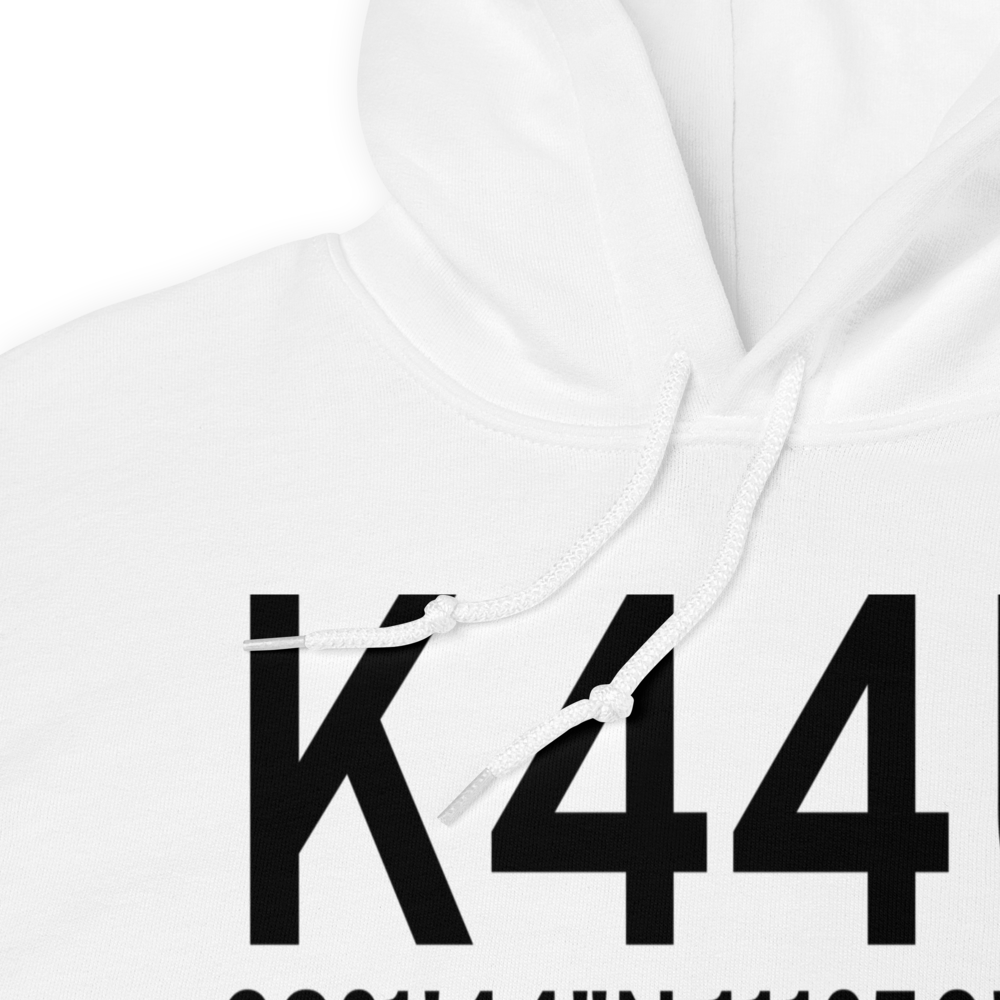 Salina Gunnison Airport (K44U) ICAO Hoodie Sweatshirt 