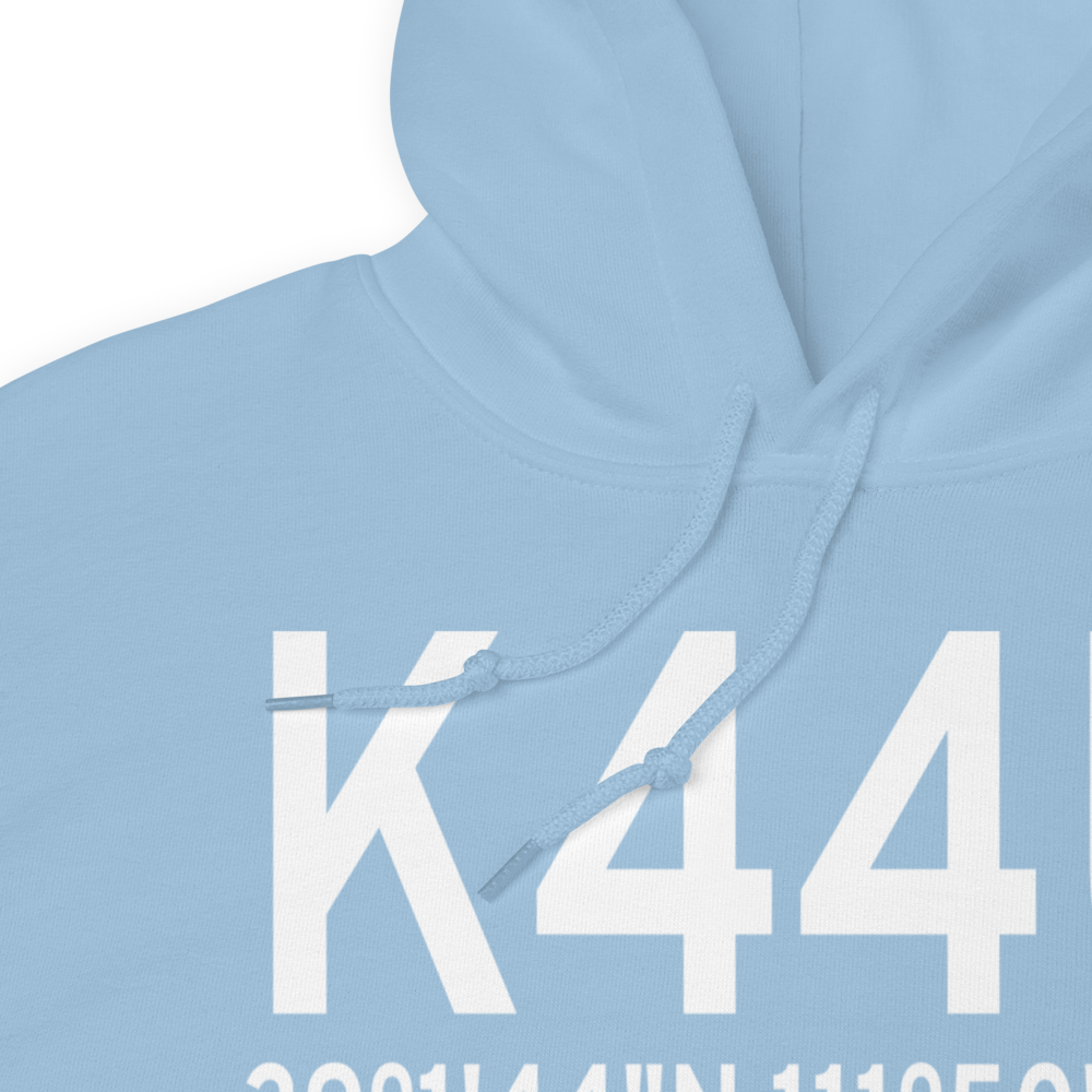 Salina Gunnison Airport (K44U) ICAO Hoodie Sweatshirt 